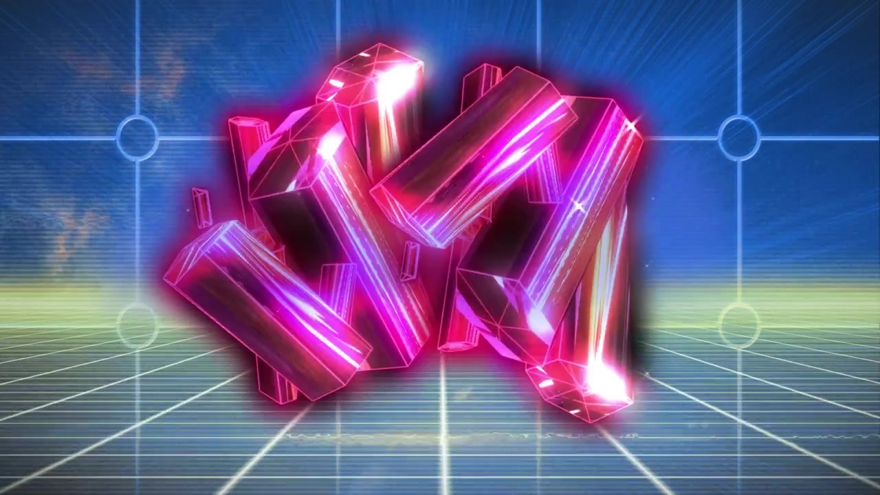 Animation von grünen Rauten, die sich über Sechsecke bewegen