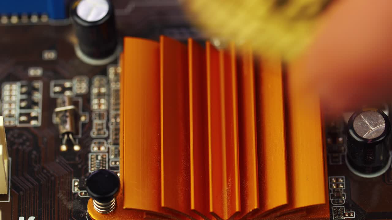 Bitcoin on a Computer Motherboard