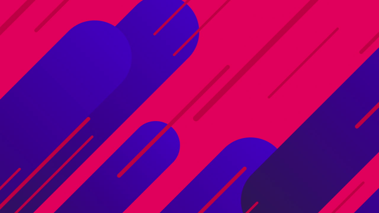 Vibrant Abstract Background with Moving Geometric Shapes