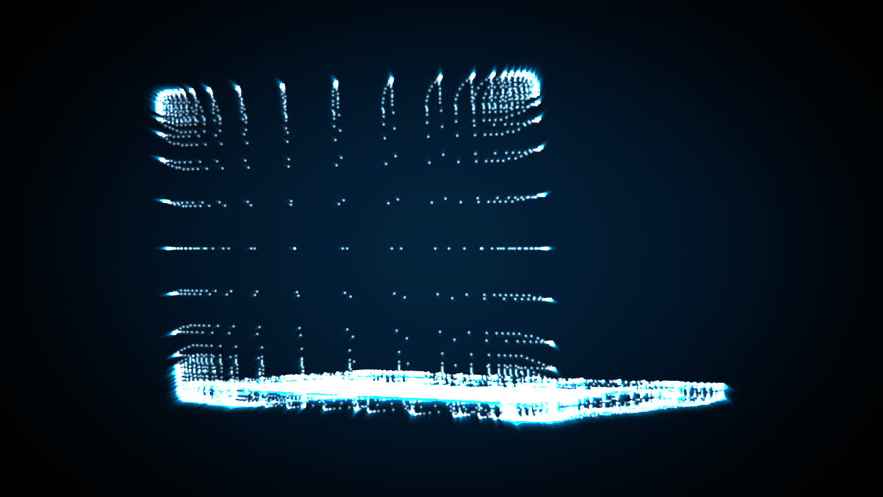 블루 라이팅 노트북의 모양의 비디오