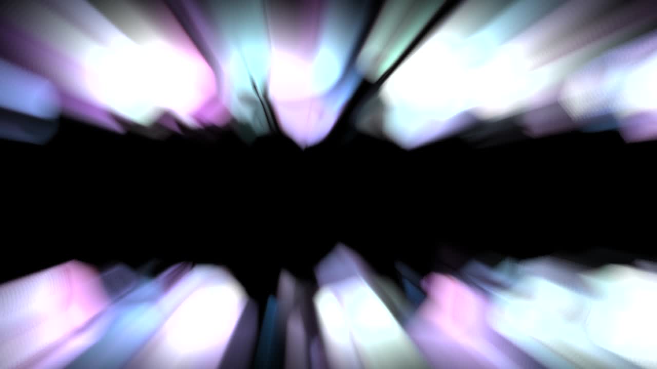 dos filas horizontales de rayos de luz iridescentes brillantes