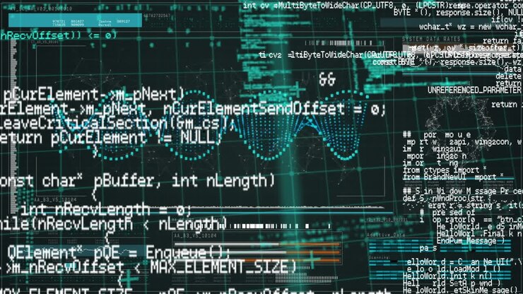 Animation of dna strand over data processing