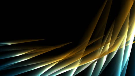 glowing orange and blue laser lines abstract hi-tech motion design
