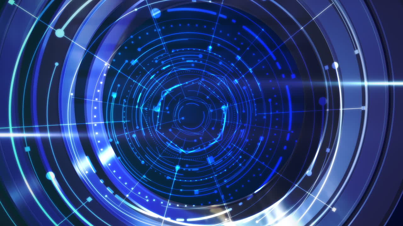 animación gráfica de introducción de noticias con líneas y formas circulares 12