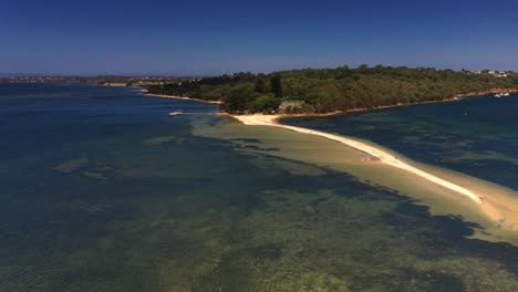 point walter australia aerial drone orbit beach