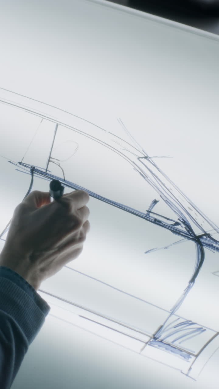 Car Design Sketching Process