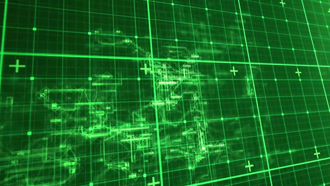 매트릭스의 디지털 애니메이션