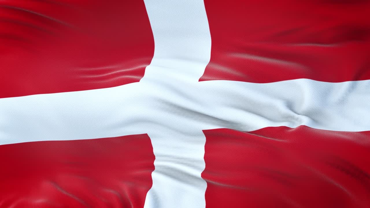 bandera de la orden militar soberana de malta ondeando en el viento con una textura de tela muy detallada. bucle sin costuras