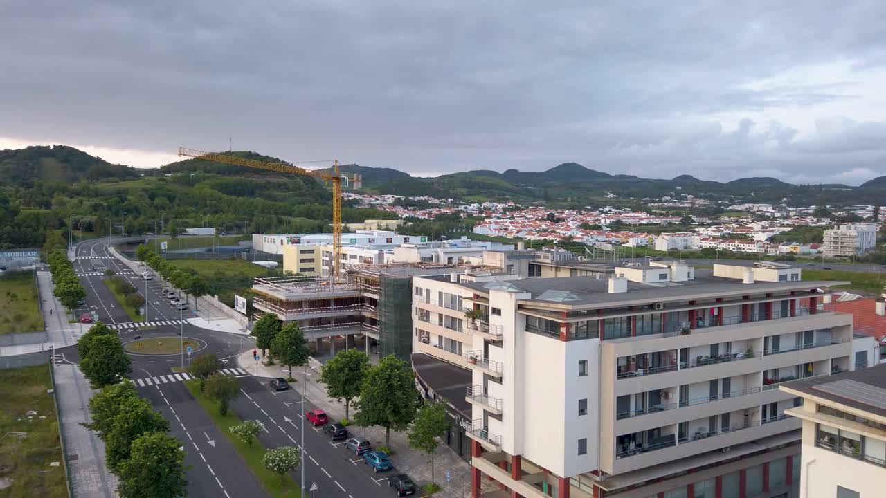 Avenue Nat&aacute;lia Correia in Ponta Delgada, San Miguel Island, Azores, Portugal