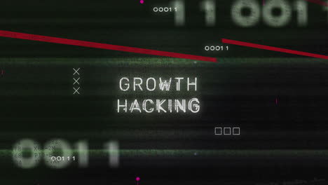 Animation-of-growth-hacking-text-banner-over-microprocessor-connections-and-binary-coding