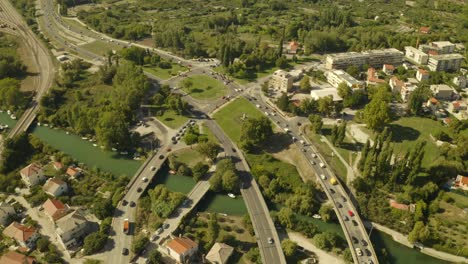 a fantastic view of the traffic in the city