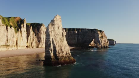 stunning cliffs of normandy, france