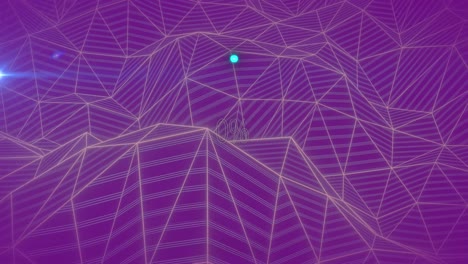 animación del procesamiento de datos sobre el escaneo del alcance