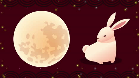 mid-autumn festival moon rabbit