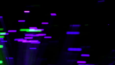 fiber blue green lights streak spin screen background