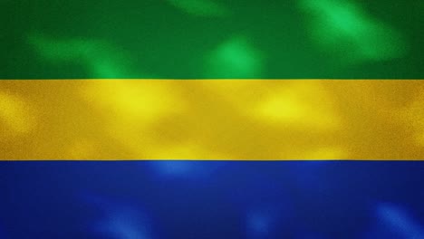 gabonese dense flag fabric wavers, background loop