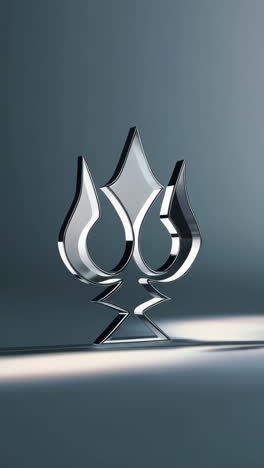 3d model of trishul