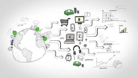 Animación-De-Gráficos-Que-Muestran-El-Comportamiento-Del-Consumidor-Global.