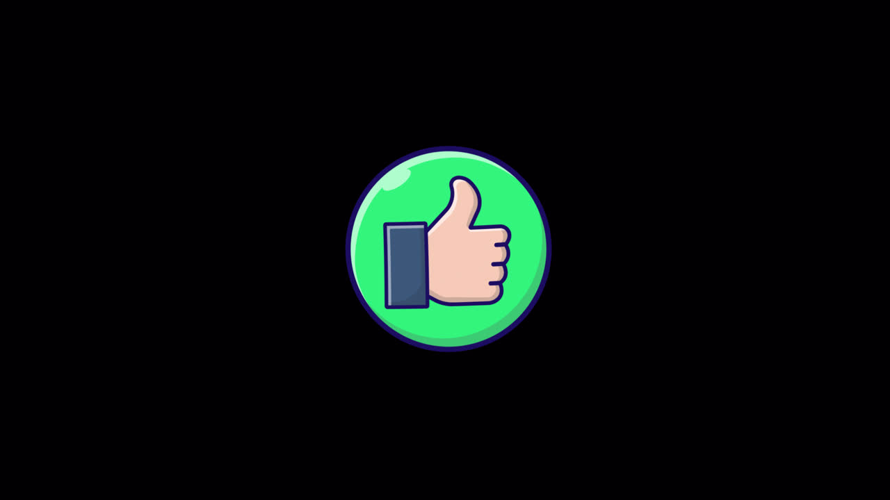 Animated Thumbs Up Icon Bouncing