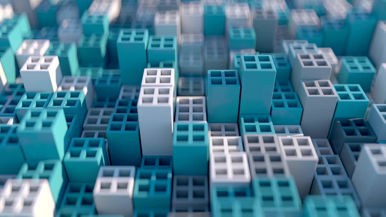 cubos 3d abstractos.