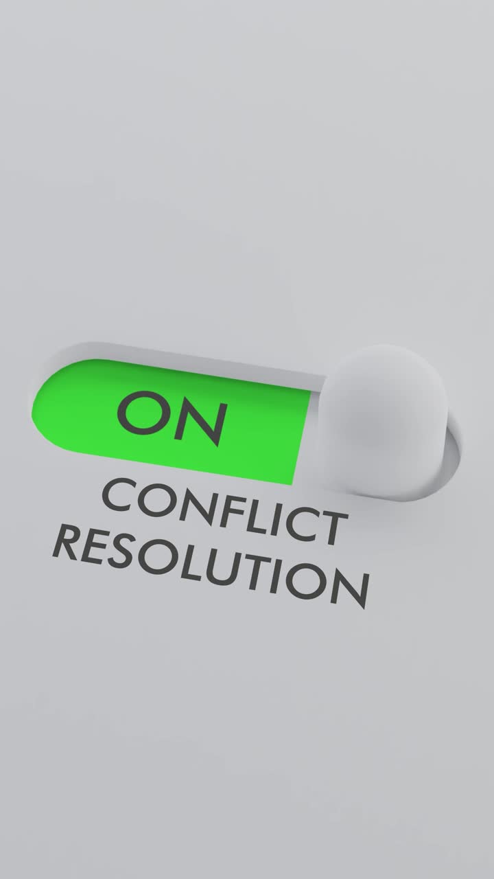 encendiendo el interruptor de resolución de conflictos vídeo vertical