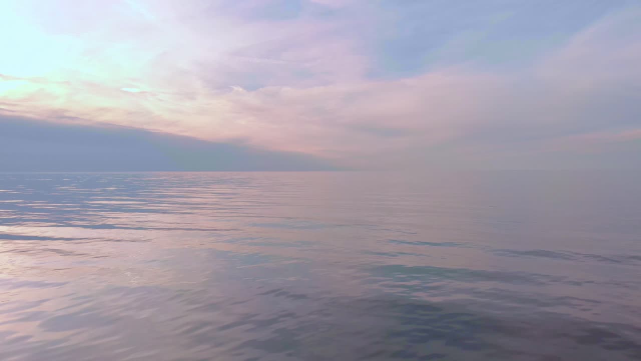 발트해의 부드러운 심해 위를 날다