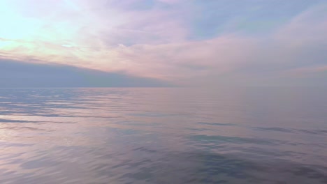 volando sobre las relajantes aguas profundas del mar báltico