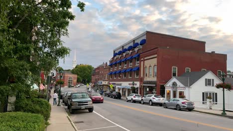 4k del distrito histórico del centro de camden maine