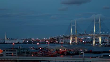 la hermosa vista en yokohama