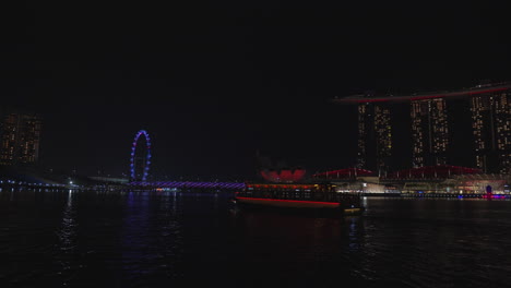 singapore marina bay at night