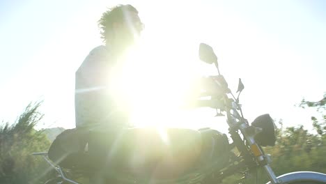 Man-Riding-on-a-Motorbike