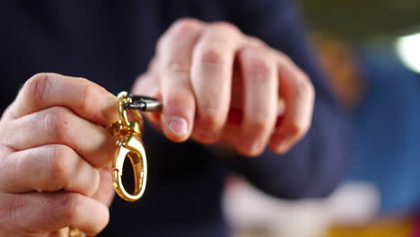 crafting a keychain