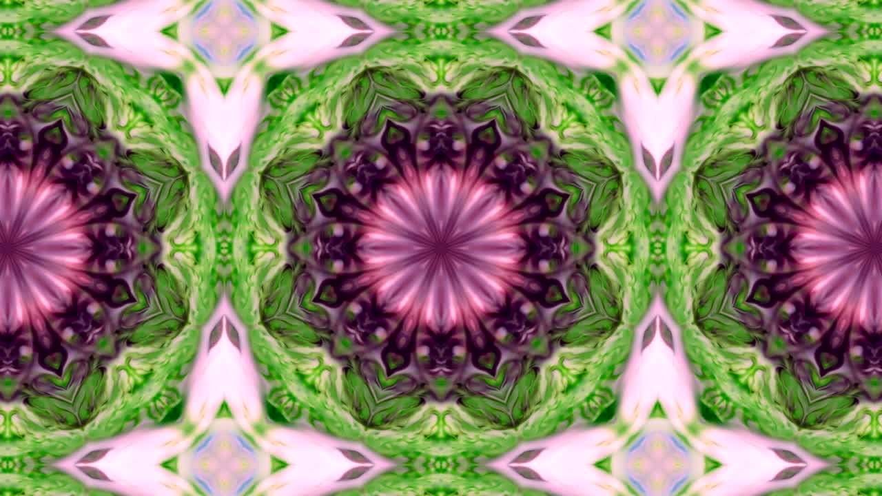 movimiento de fondo de kaleidoscopio abstractamente colorido