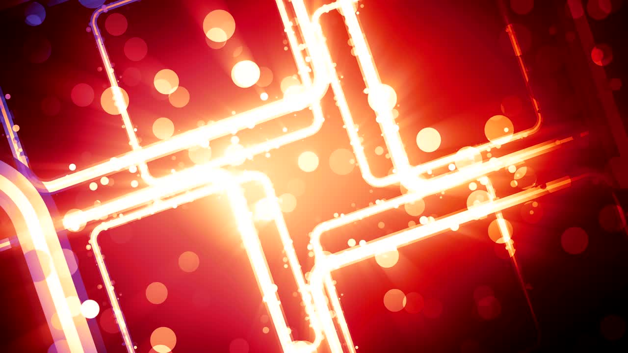 유행의 다채로운 사각형