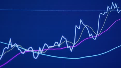 antecedentes del gráfico de divisas y acciones
