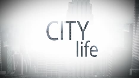 Digital-composite-video-of-city-life-