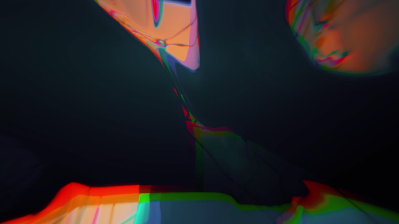 arte de glitch abstracto