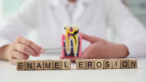 understanding enamel erosion with a dental model