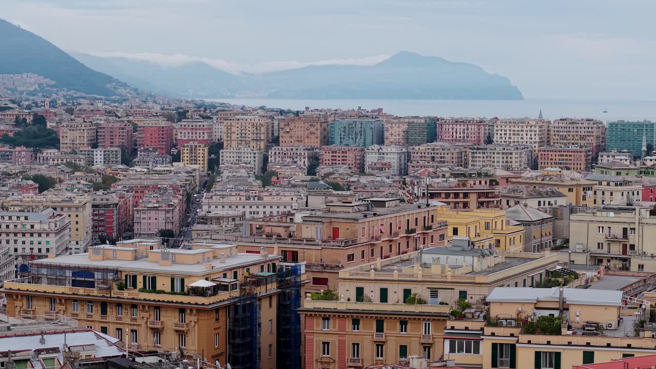 Aerial View of Naples, Italy