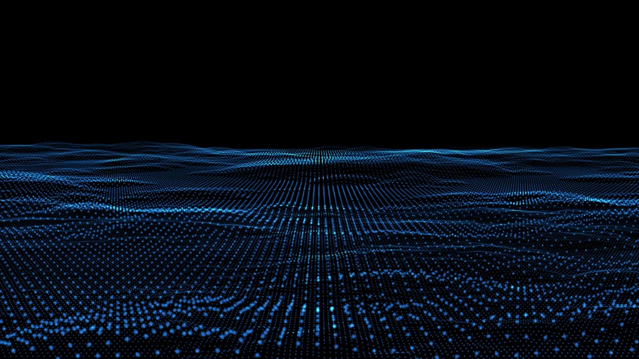 fluxo de partículas digitais abstratas, ciberespaço digital, tecnologia, fundo de conexão digital.