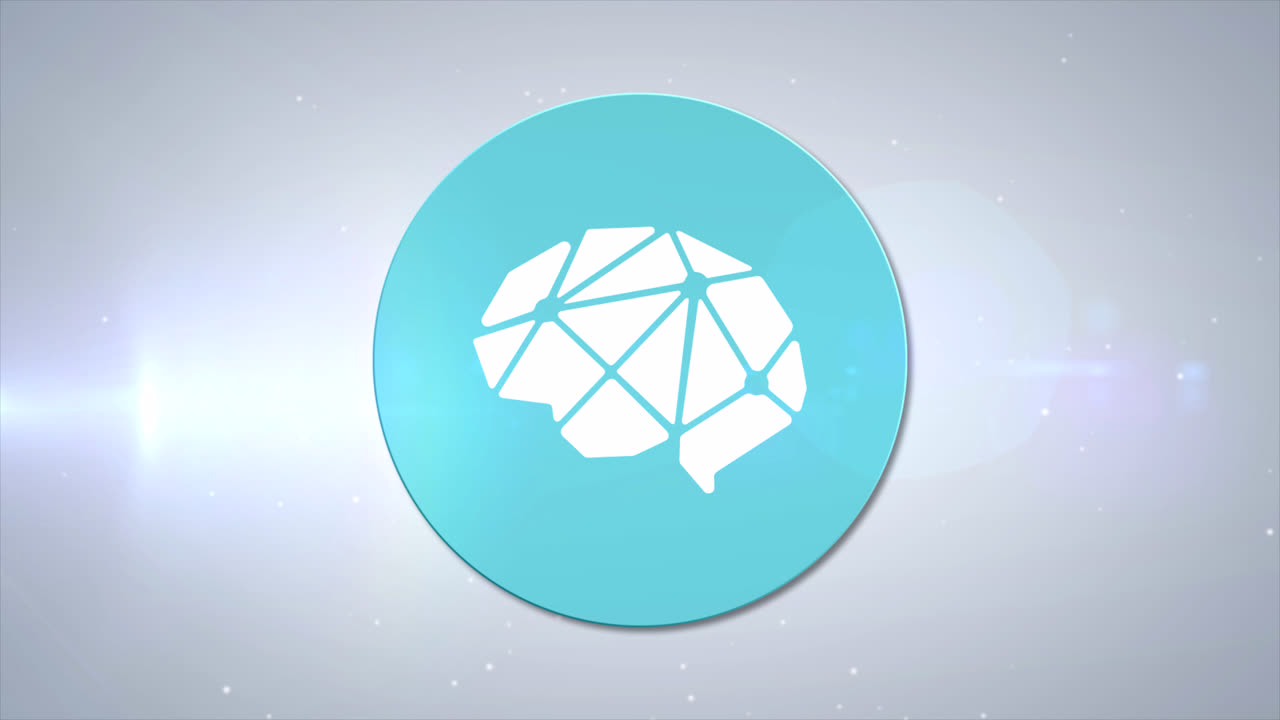 DeepBrain Chain DBC Cryptocurrency Logo Coin 3d Animation Motion Graphics Reveal on White Background with Glowing Light Shining Digital Bitcoin Blockchain Virtual Currency Altcoin Symbol ProRes 4K