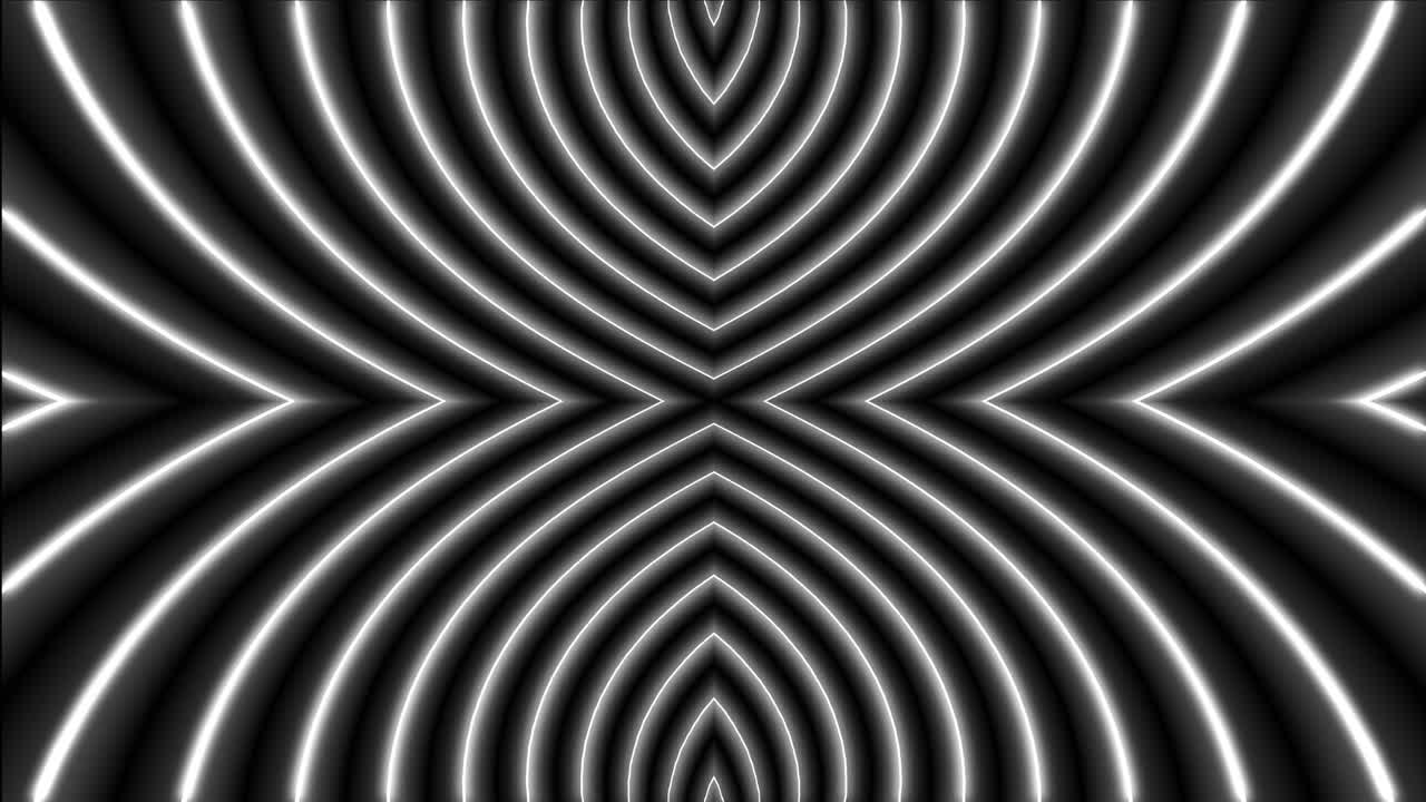 Abstract Glowing Lines Pattern