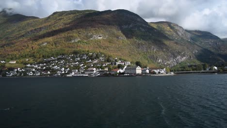 view from an electrical cruise on the famous sognefjord