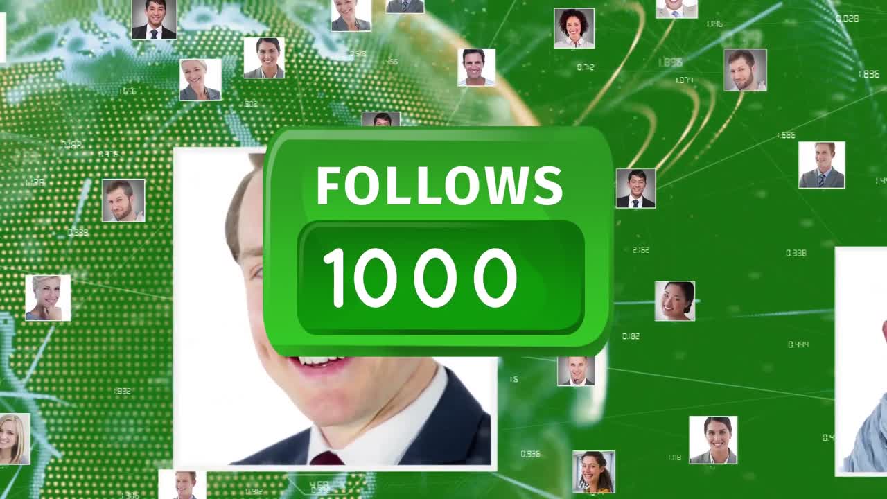 Follow button and profile pictures