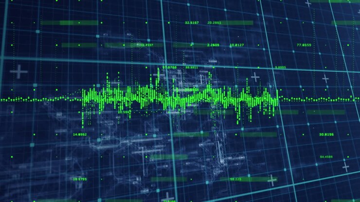 Animation of data processing over grid
