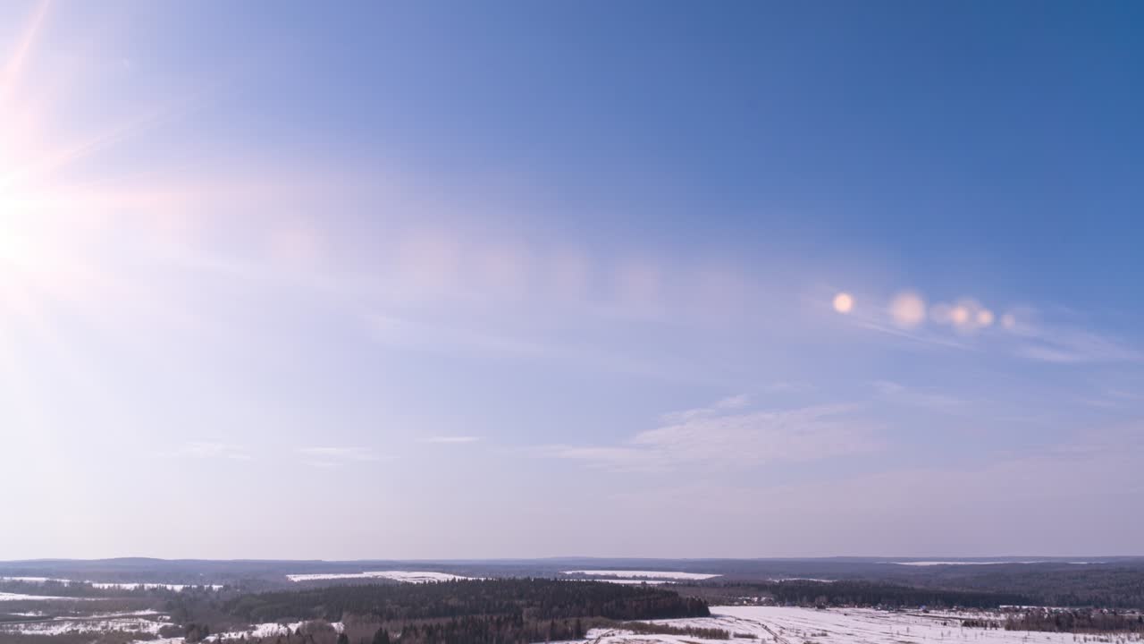beautiful clouds fly