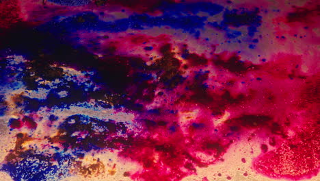 colourful, organic, liquids macro shots buzzing and flowing