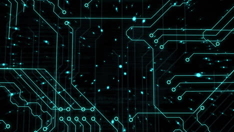 animation of a circuit board