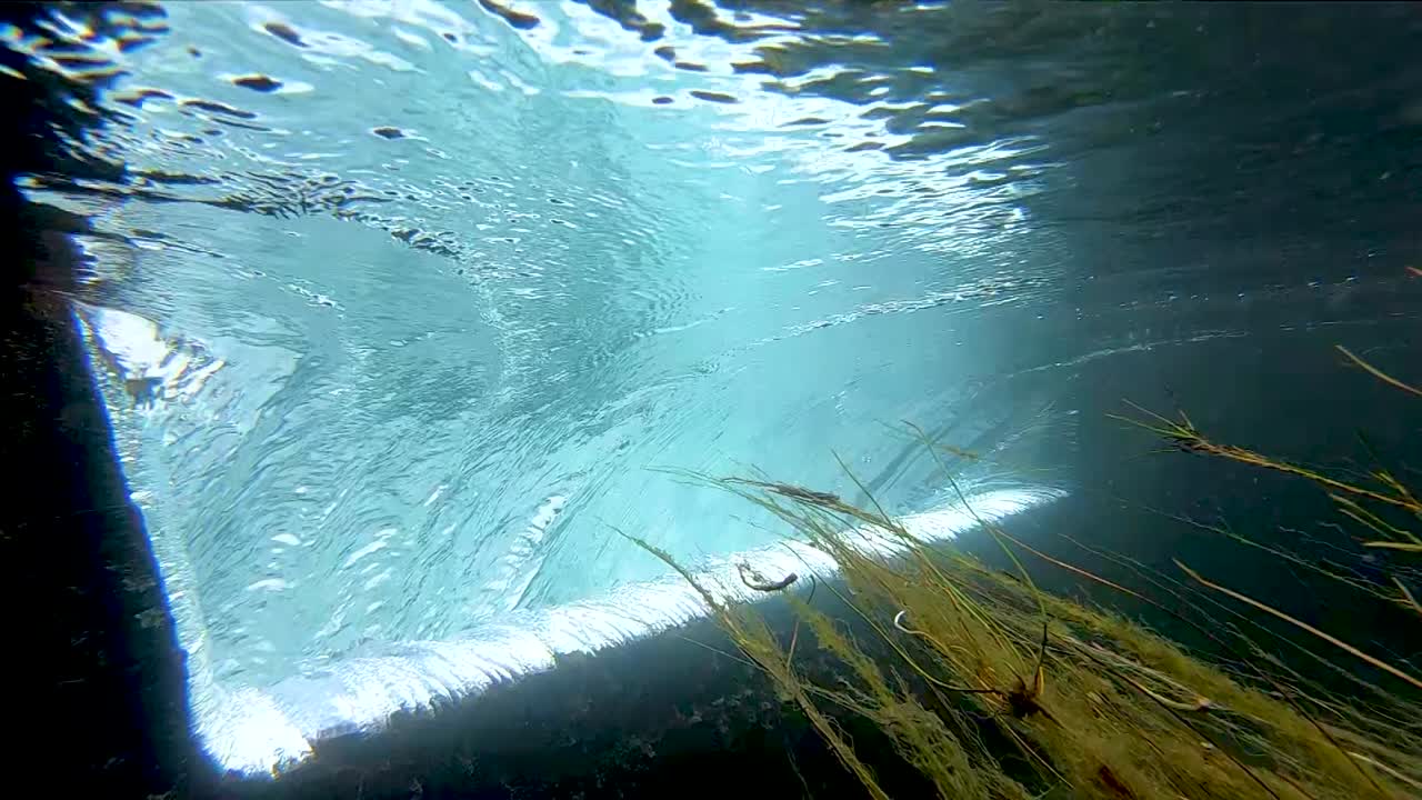 Waterfall series shot on a spring fed canal in western Texas. Series contains mostly slow motion scenes of a small waterfall including spectacular underwater footage with aquatic wildlife