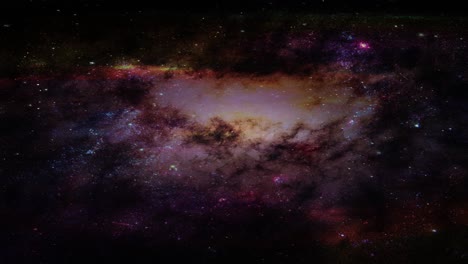 una misteriosa galaxia que se está acercando en el universo